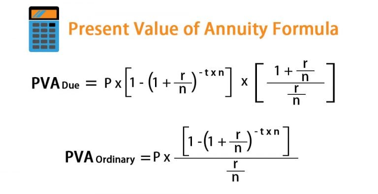 Present Value of Annuity Formula | Calculator (With Excel Template)