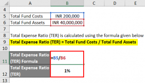 Total Expense Ratio Formula | TER Calculator (Excel Template)