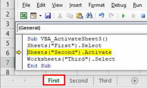 VBA Activate Sheet | How to Activate Sheet in Excel VBA?