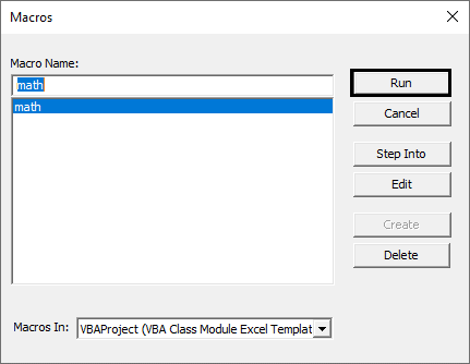 VBA Class Module Example 1-10