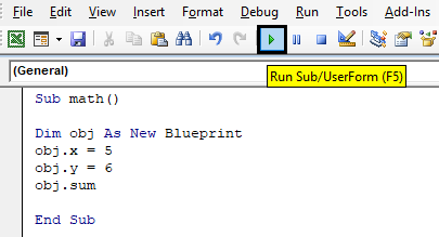 Run the Code Example 1-9