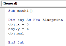 VBA Class Module Example 2-2