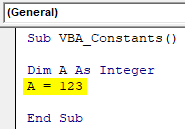 VBA Constant Example 1-4
