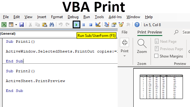 Vba Print | How To Use Print Function In Excel Vba With Examples?