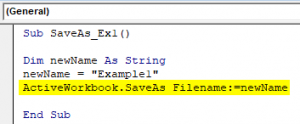 VBA Save As | Examples To Save Excel File Using VBA Save As Function