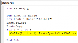 VBA Set | How to Use a Set Keyword in VBAwith examples?