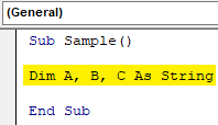 VBA StrComp Example 1.2