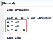 VBA Tutorial Example 2-6