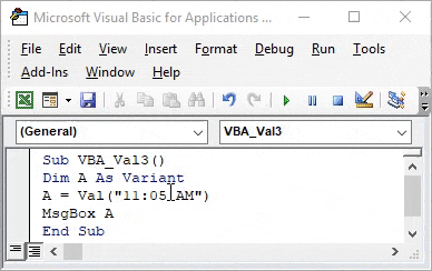 VBA Example 3.5