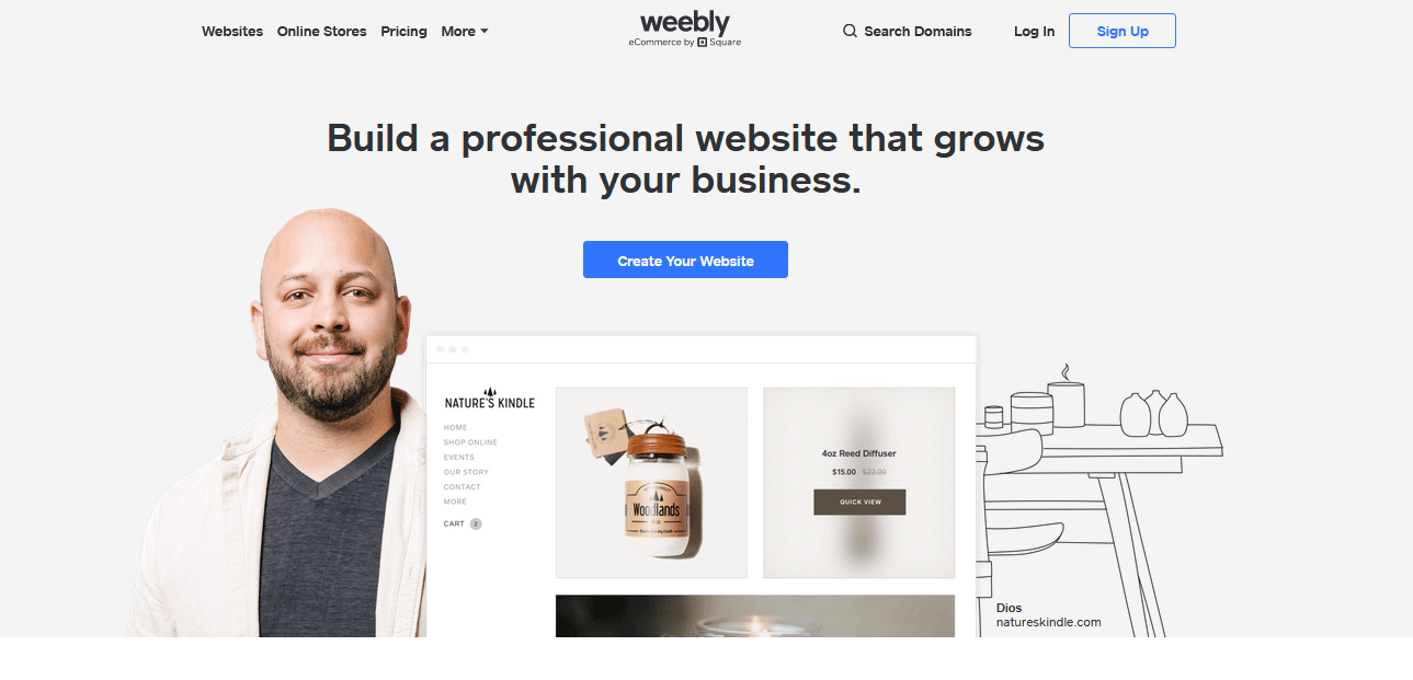 Weebly -free hosting website