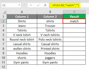 Matching Columns in Excel | How to Match Columns in Excel?