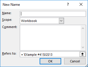 Excel Name for Constant - 3