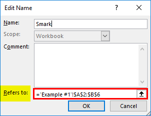 Edit the Name of the Data Range - 5