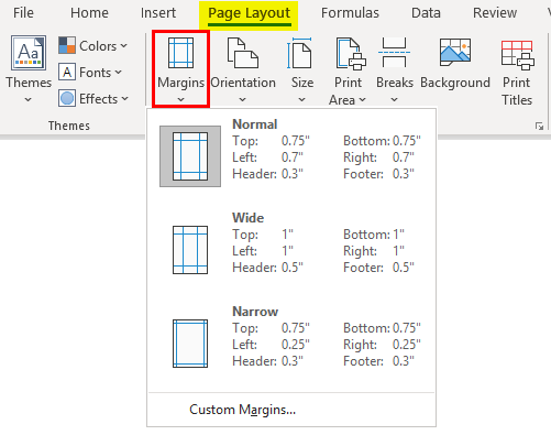 Page Setup in Excel | How to Setup Page in Excel with Examples