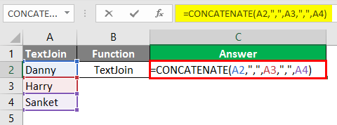 text join 1(Excel Calculations)