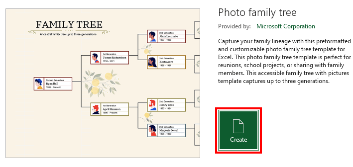 Photo Family Tree Step 4