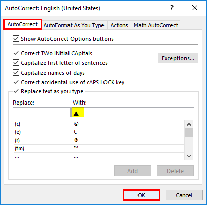 Autocorrección 1.3