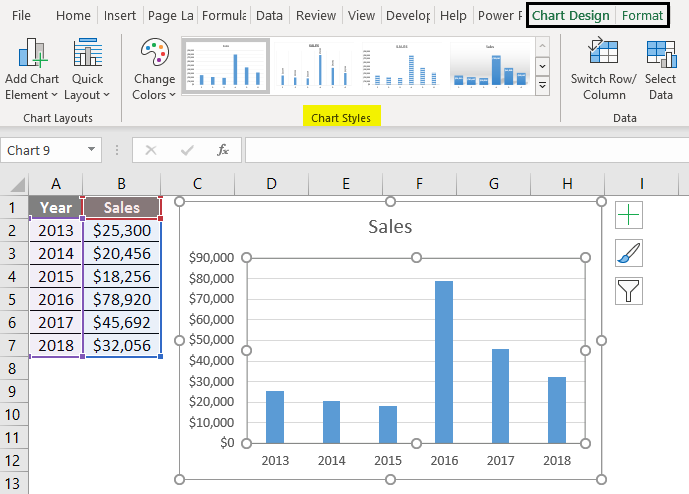 Style 7 Chart Quick Style Excel