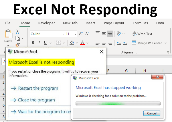 Excel Not Responding How To Rectify Excel Not Responding Issue