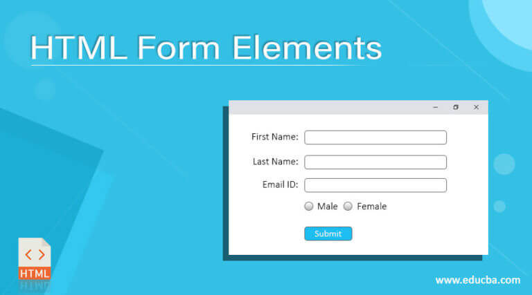 HTML Form Elements | Complete Guide to HTML Form Elements