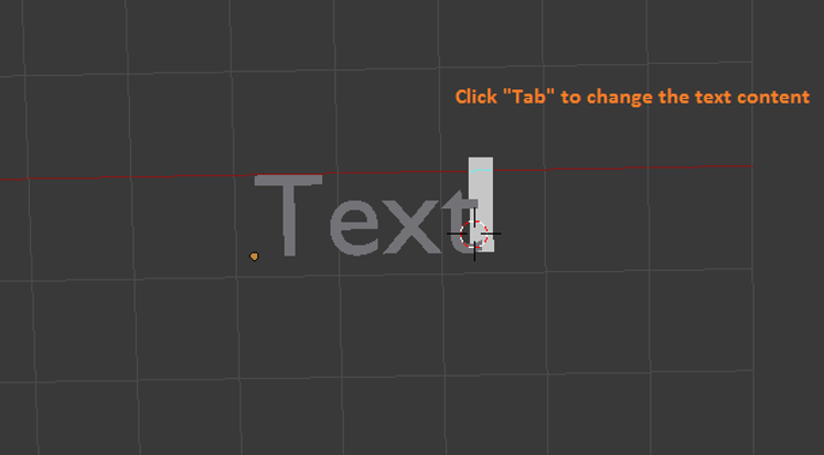 Highlight Text (3d text in blender)