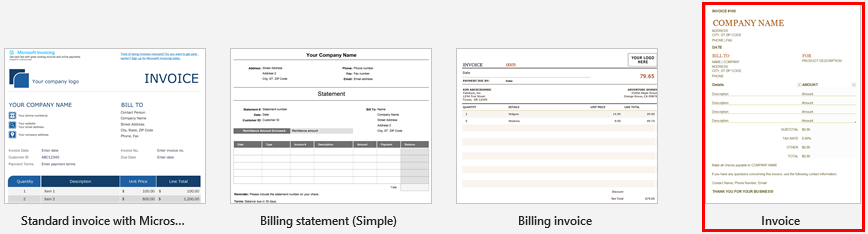 how to create a invoice template in excel