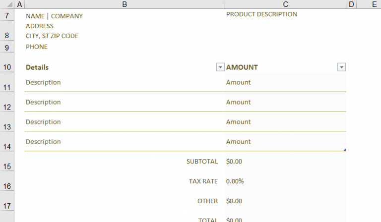 Invoice Template in Excel | How to Create Invoice Template in Excel?