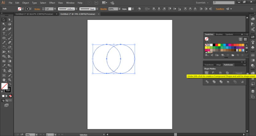 logo design in illustrator Step 7