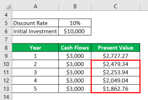 Net Present Value Formula | Examples With Excel Template