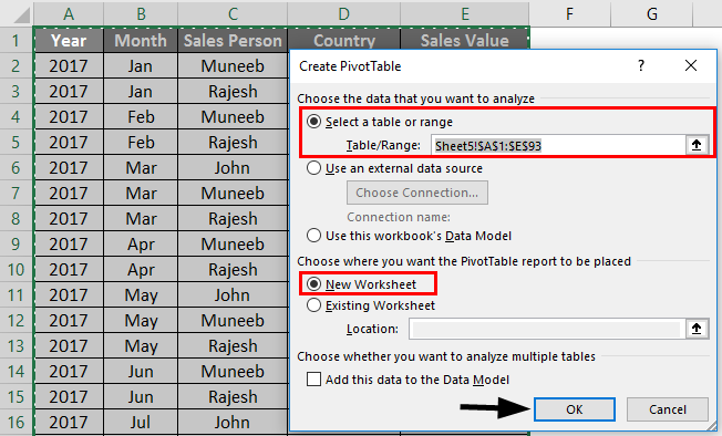 Pivot Table 1