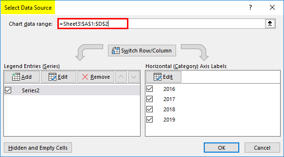 Dot plots in excel 1-4