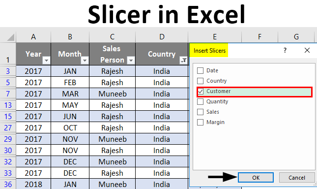 hide slicer in excel