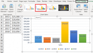 Change Chart Style In Excel 