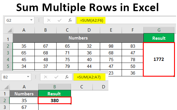 how-to-sum-multiple-rows-in-excel-different-ways-to-sum-multiple-rows