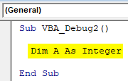 Declare Variable as Integer Example 2-2