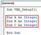 VBA Debug Print Example 3-2