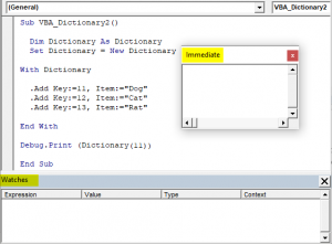 Vba excel dictionary сортировка