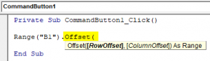 VBA OFFSET | How to Use OFFSET Function in Excel VBA with example?