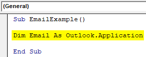 VBA Send Email From Excel 6