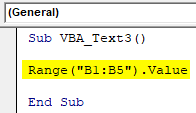 VBA Text Example 2-3