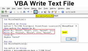 VBA Write Text File | How to Write Text File in Excel VBA?