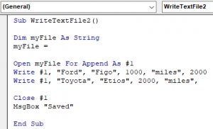VBA Write Text File | How to Write Text File in Excel VBA?