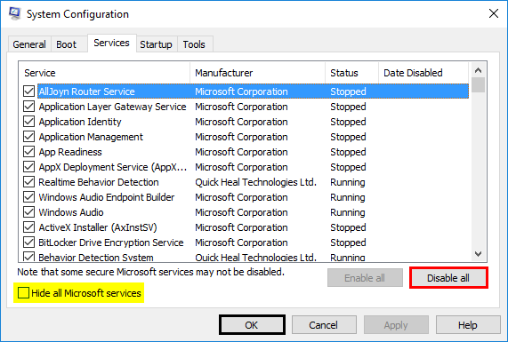 System Configuration