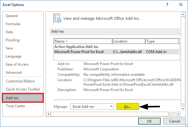 Analysis ToolPak Add-In method 2-4