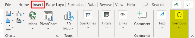 Delta Symbool in Excel 1.1