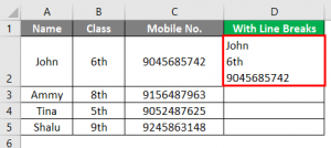 Line Break in Excel | How to Insert Line Break in Excel?