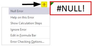 NULL in Excel | Methods to Find Null Cell Value in Excel