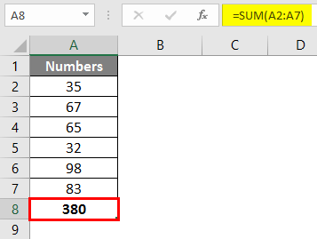 how to add multiple rows in excel formula