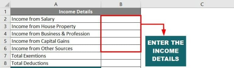 Calculate Income Tax In Excel Ay 2024 25 Template And Examples 6114