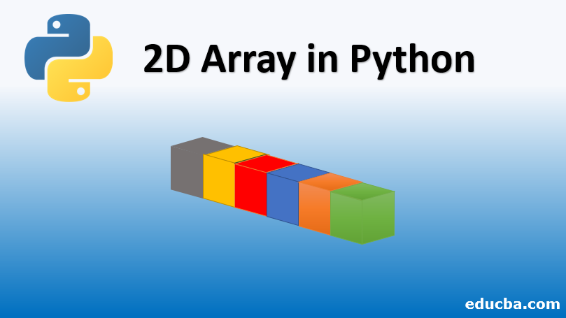 2D Arrays In Python Different operations in 2D arrays with